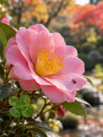 Plante du mois de novembre : Le Camélia d'automne (Camellia sasanqua)